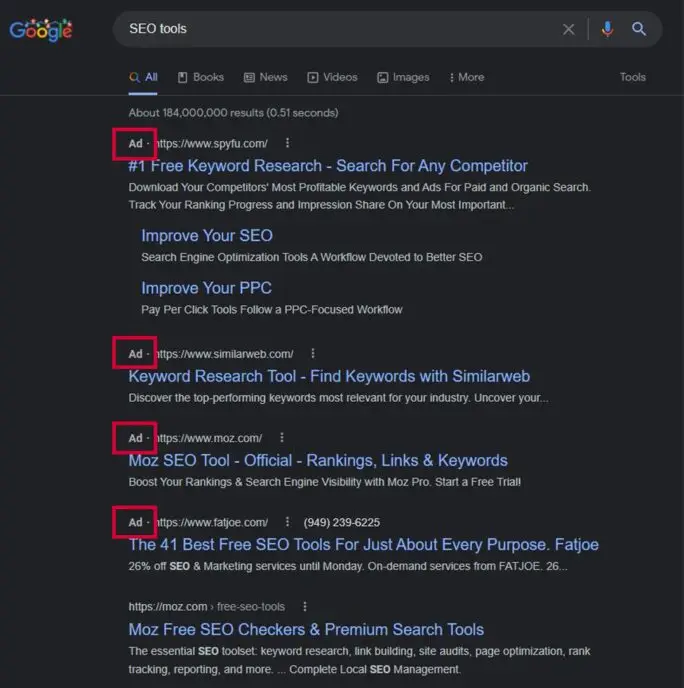Search Engine Results Pages: What You Need to Know 4 search engine results pages Paid Results
