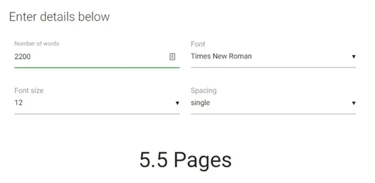 Content Length Number Of Pages