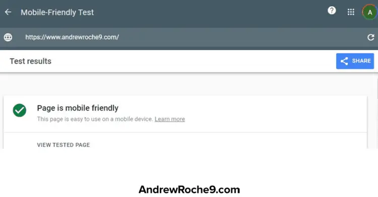SEO Ranking Factors-Mobile Friendly Test