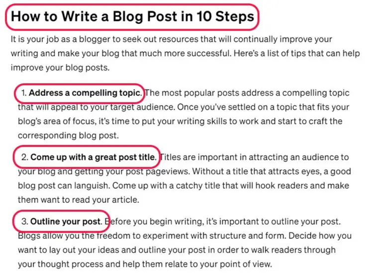 How To Write A Blog Post Details