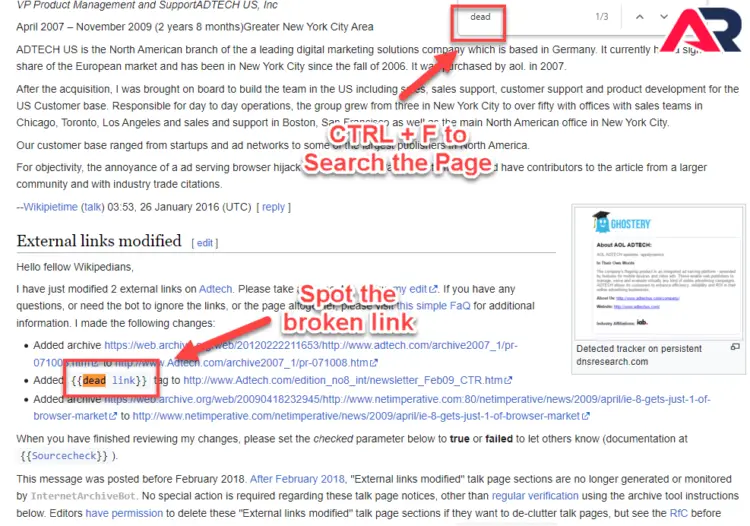 How to Leverage Broken Links and Earn Valuable Traffic 6 Find Broken Links on Page