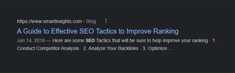 Title Tag with Clear Benefit