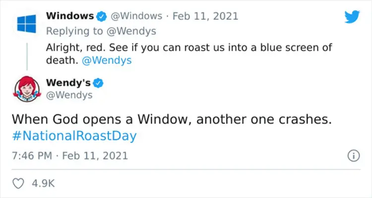 Word of Mouth Marketing and Why It's Still Important 5 Wendys National Roast Day Windows