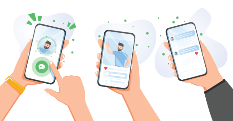 Mobile Optimization Cell Phones Cartoon